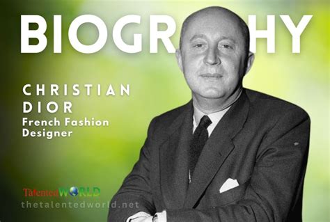 christian dior biography pdf|christian dior known for.